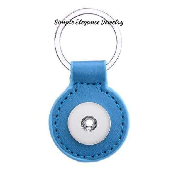 Snap Key Chain Single Snap 20mm Snaps - Light Blue - Snap Jewelry