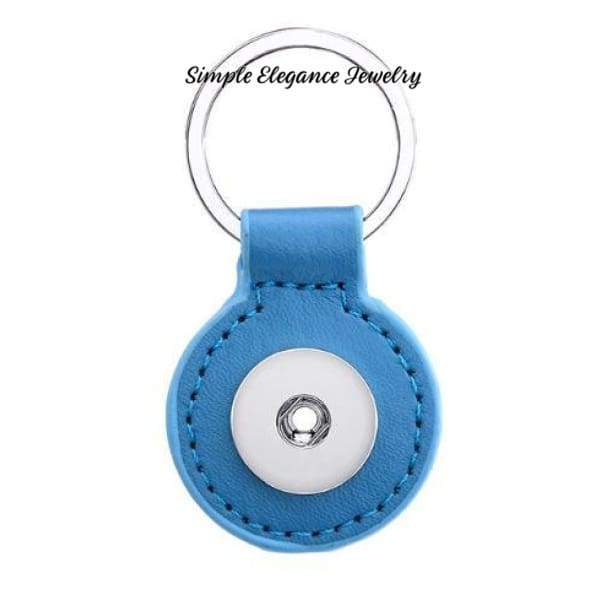 Snap Key Chain Single Snap 20mm Snaps - Light Blue - Snap Jewelry