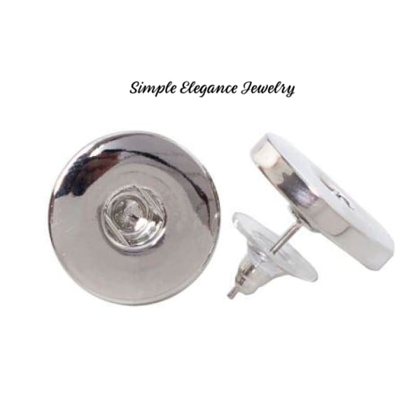 20mm Snap Post Earrings - Snap Jewelry