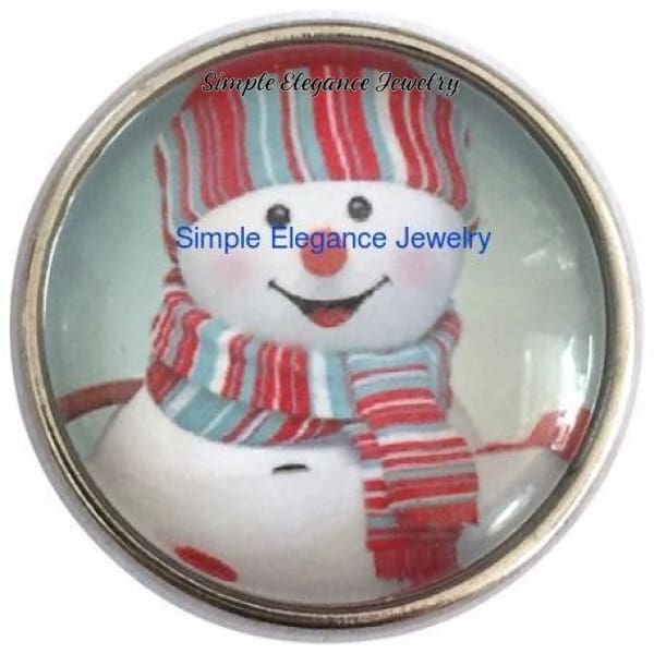 Snowman Snap 20mm for Snap Jewelry - Snap Jewelry