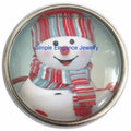Snowman Snap 20mm for Snap Jewelry - Snap Jewelry