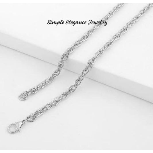 Stainless Steel Twisted Long Chain 32 - Snap Jewelry