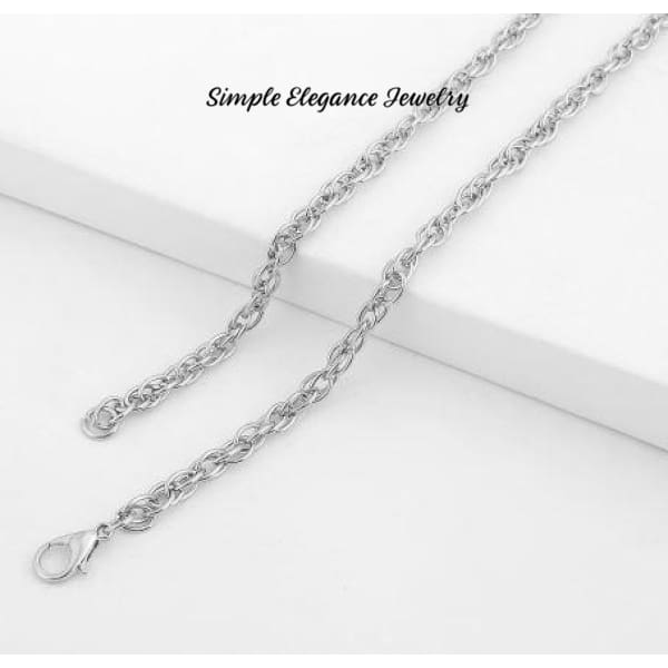 Stainless Steel Twisted Long Chain 32 - Snap Jewelry