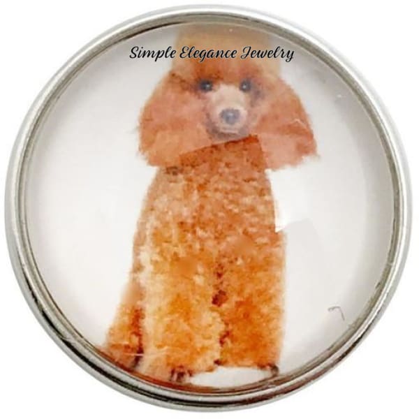Standard Poodle Dog Snap 20mm for Snap Jewelry - Snap Jewelry