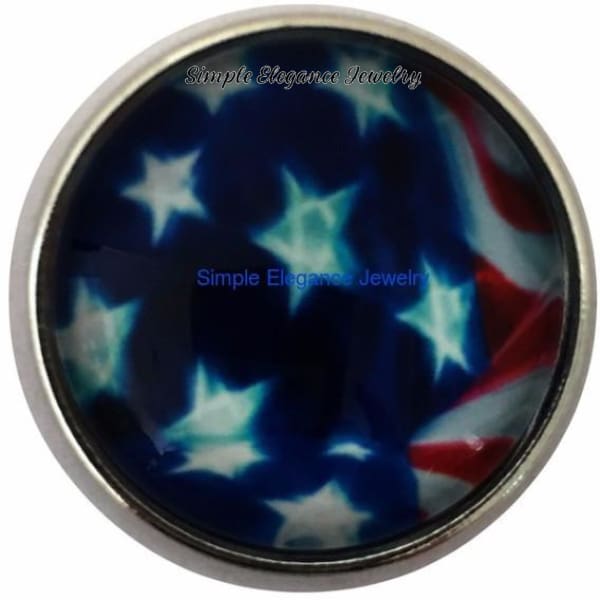 Stars Flag Snap 20mm for Snap Jewelry - Snap Jewelry