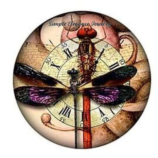 Steam Punk Dragonfly Snap Charm 20mm - Snap Jewelry