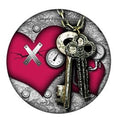 Steam Punk Heart Snap Charm 20mm - Snap Jewelry