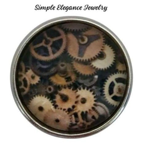 Steam Punk Snap Charm 20mm - Snap Jewelry