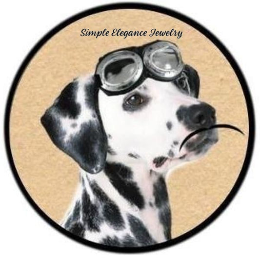 Steampunk Dalmatian Dog Snap Charm - Snap Jewelry