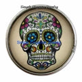 Sugar Skull Snap 18mm - Snap Jewelry