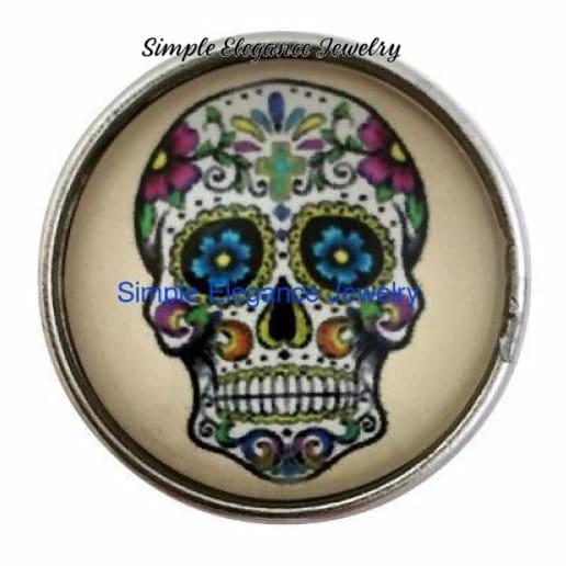 Sugar Skull Snap 18mm - Snap Jewelry