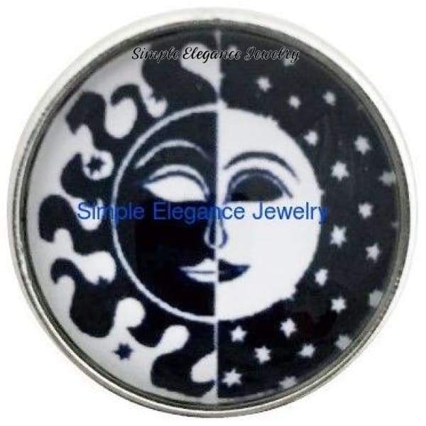 Sun and Moon Snap 20mm for Snap Jewelry - Snap Jewelry