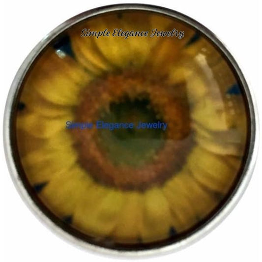 Sunflower Snap 20mm for Snap Jewelry - Snap Jewelry