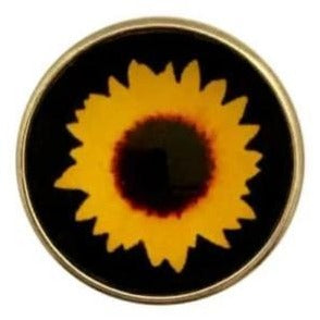 Sunflower Snap Charm for Snap Charm Jewelry 20mm - Snap Jewelry