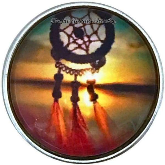 Sunset Dream Catcher Snap Charm 20mm for Snap Jewelry - Snap Jewelry