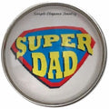 Super Dad Snap Charm 20mm for Snap Jewelry - Snap Jewelry