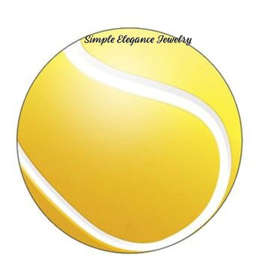 Tennis Ball Snap Charm 20mm - Snap Jewelry