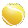Tennis Ball Snap Charm 20mm - Snap Jewelry