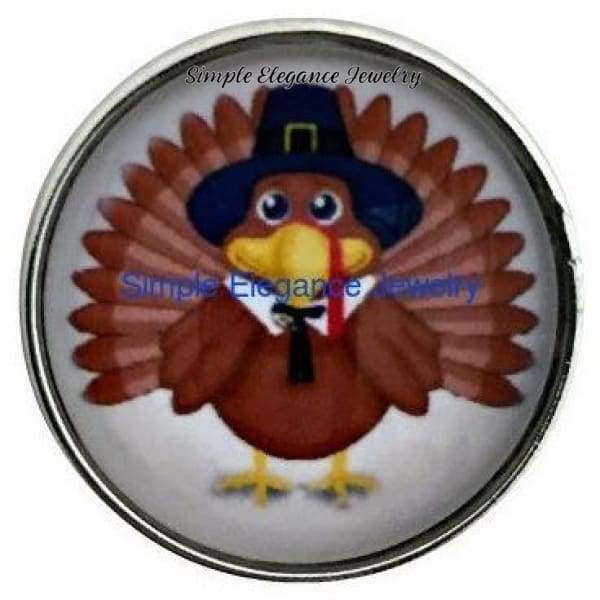 Thanksgiving Turkey Snap 20mm for Snap Jewelry - Snap Jewelry
