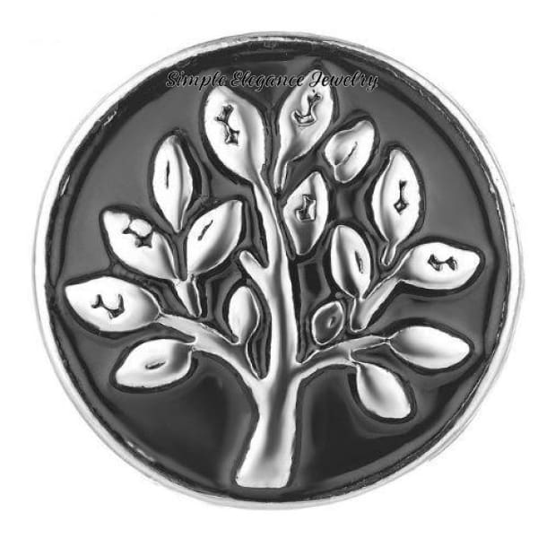Tree of Life Metal 18mm Snap - Snap Jewelry