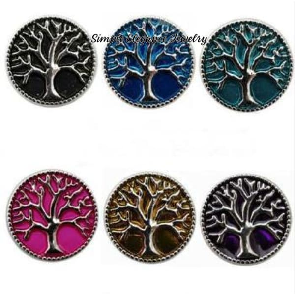 Tree of Life Metal Snap 20mm for Snap Charm Jewelry - Snap Jewelry