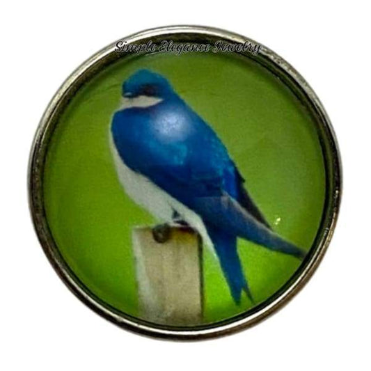 Starling Bird Snap Charm 20mm - Snap Jewelry