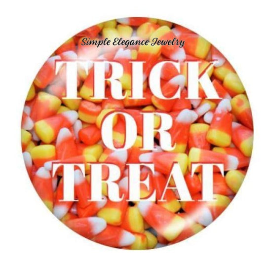 Trick Or Treat Candy Corn Snap Charm - Silicone Jewelry