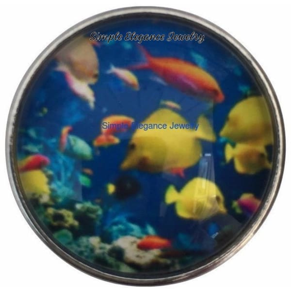 Tropical Fish Snap Charm 20mm for Snap Jewelry - Snap Jewelry