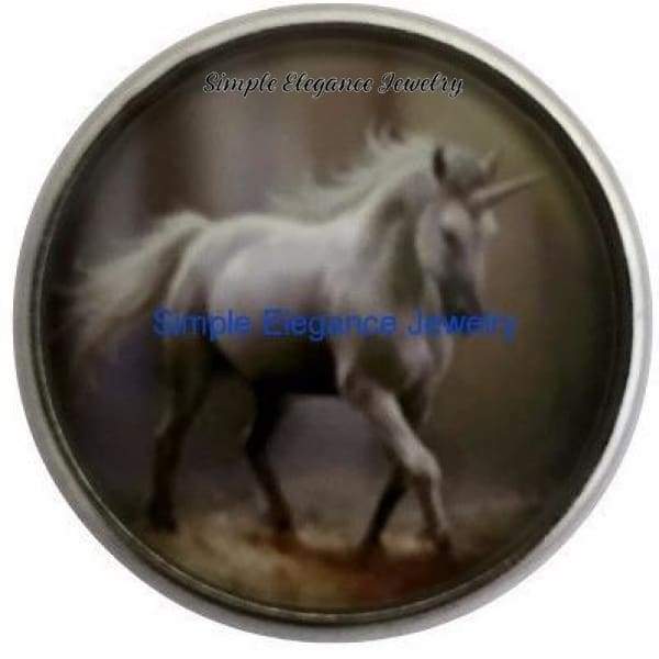 Unicorn Snap Charm 20mm for Snap Charm Jewelry (1164) - Snap Jewelry