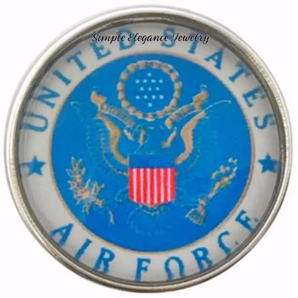 United States Air Force Snap Charm 20mm - Snap Jewelry