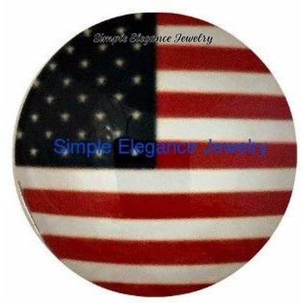 US Flag Snap 18mm - Snap Jewelry