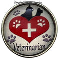 Veterinarian Snap Charm 20mm - Snap Jewelry