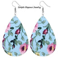 Vinyl Double Sided Dangle Earrings - Earrings