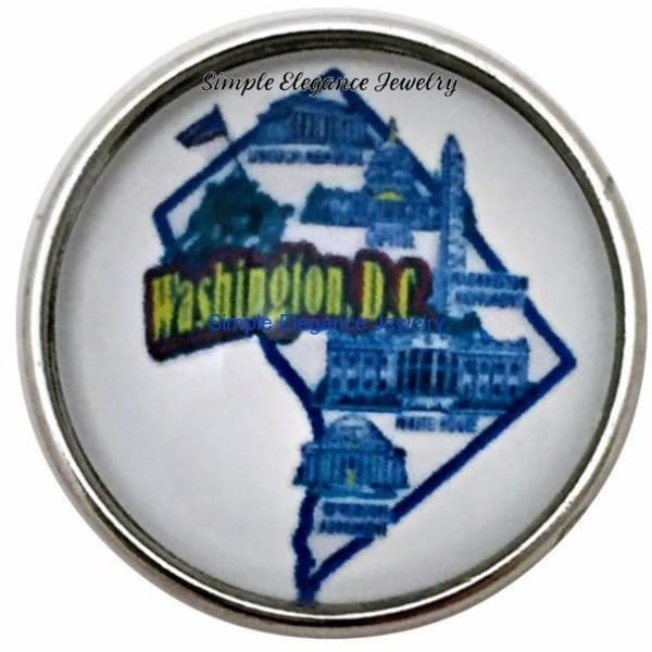 Washington DC Snap 20mm for Snap Jewelry - Snap Jewelry