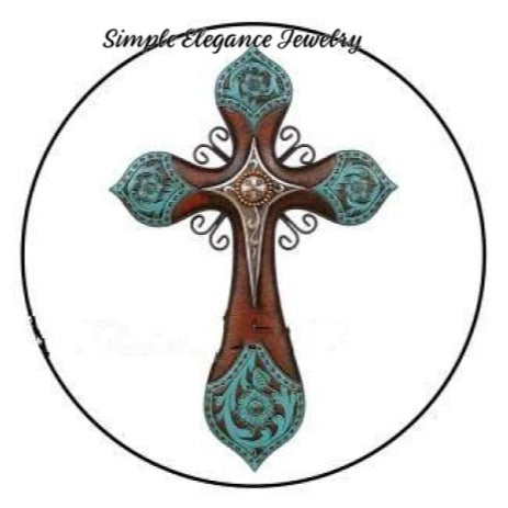 Western Cross Snap 20mm for Snap Charm Jewelry - Snap Jewelry