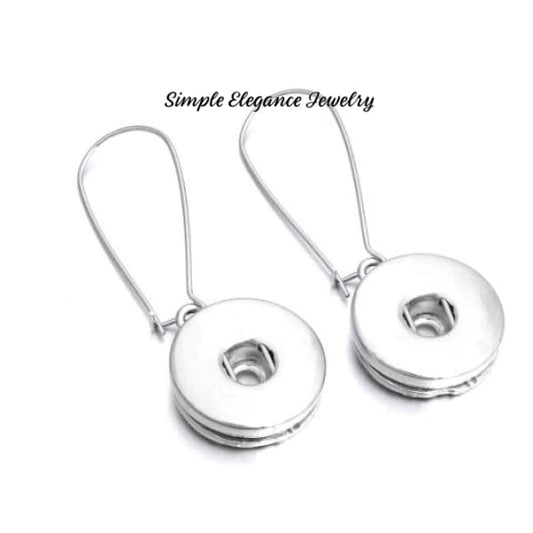 Wire Drop Earring for 20mm Snaps - Snap Jewelry
