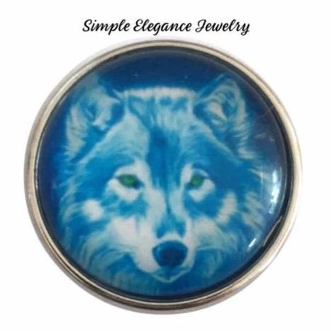 Wolf Snap 20mm for Snap Charm Jewelry - Snap Jewelry