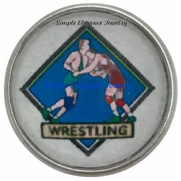 Wrestling Sport Snap 20mm for Snap Jewelry - Snap Jewelry
