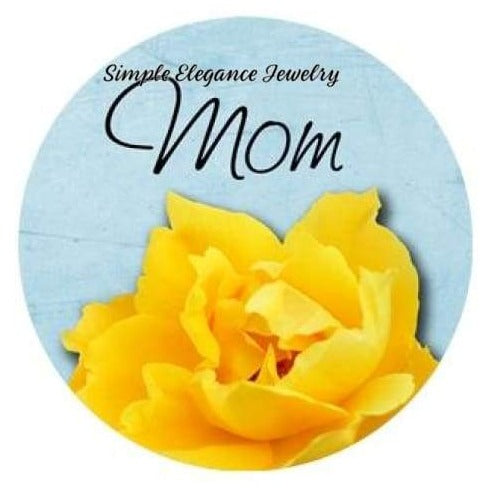 Yellow Rose Mom Snap 20mm - Snap Jewelry