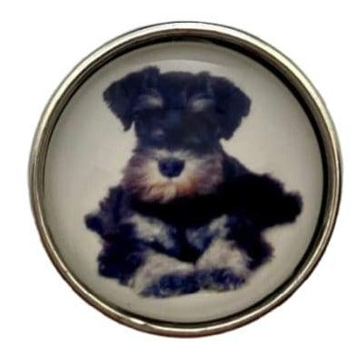 Yorkie Snap Charm 20mm - Snap Jewelry