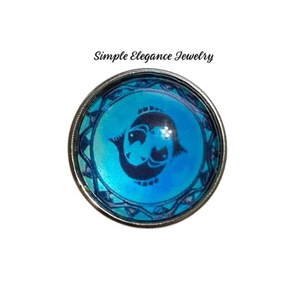 Zodiac Sign Snap Charm