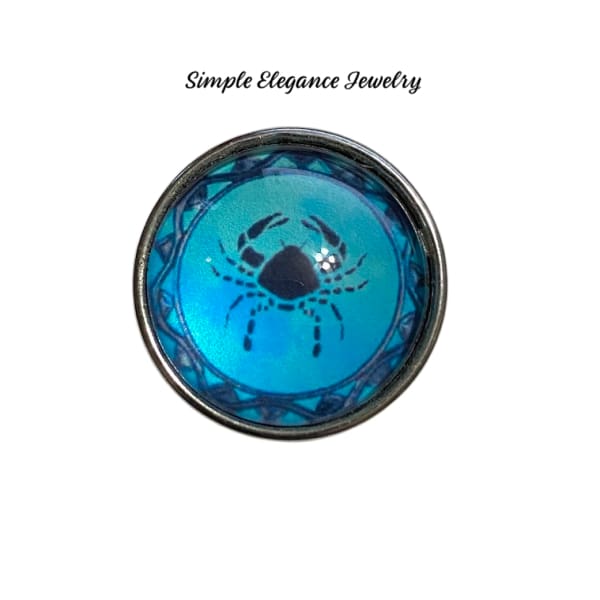Zodiac Sign Snap Charm