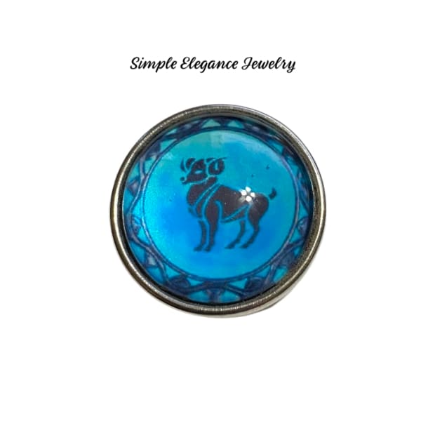 Zodiac Sign Snap Charm