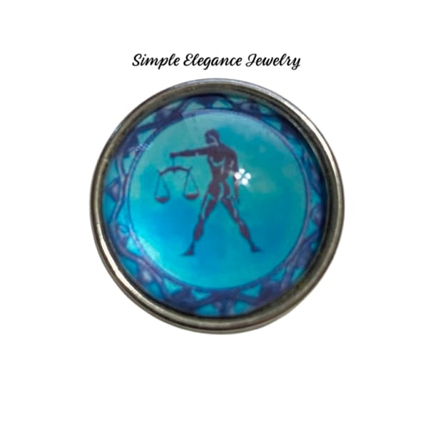 Zodiac Sign Snap Charm