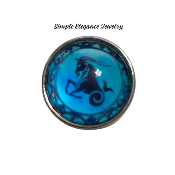 Zodiac Sign Snap Charm