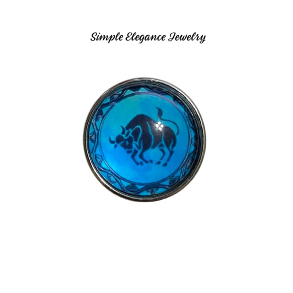 Zodiac Sign Snap Charm